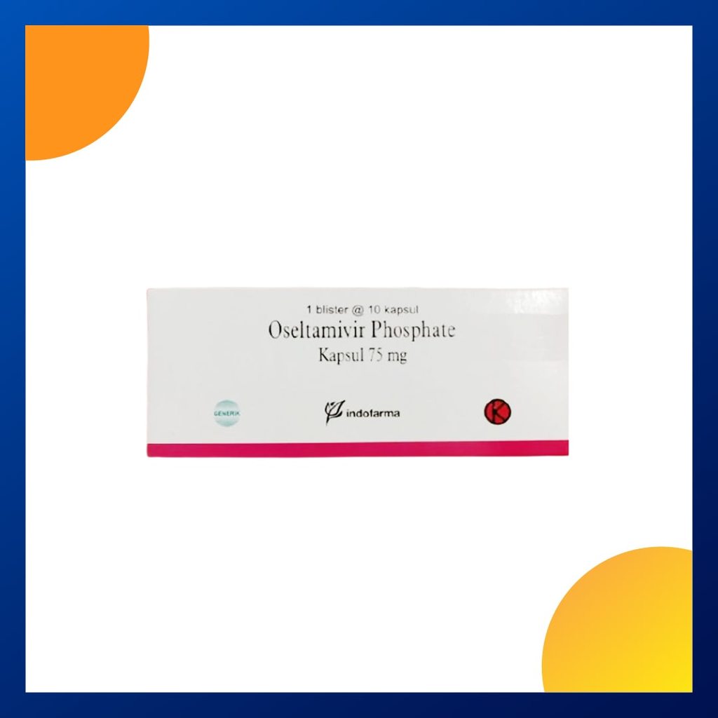 OSELTAMIVIR GENERIK INDOFARMA 75 MG 1 BLISTER @ 10 KAPSUL