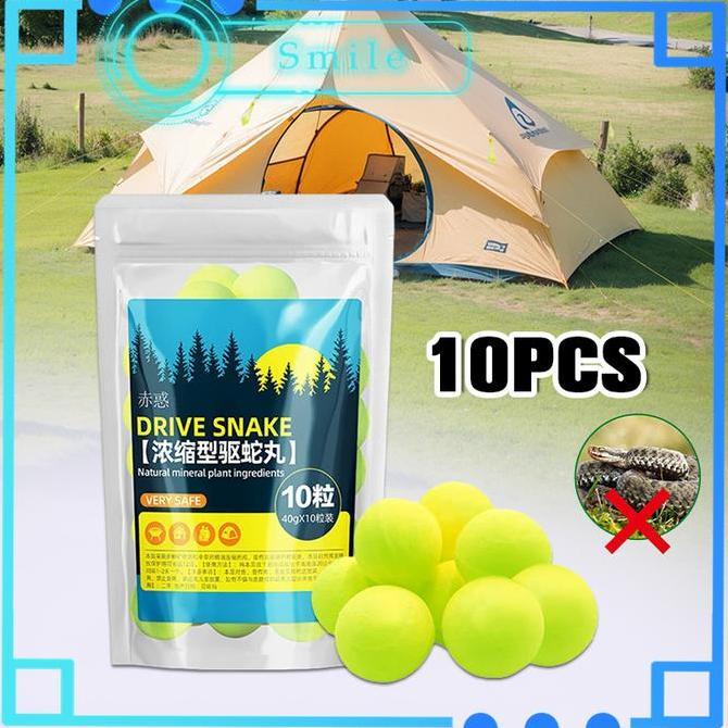 CHIEDRO 10PCS Pengusir Ular Outdoor Obat Pengusir Ular Tahan Air