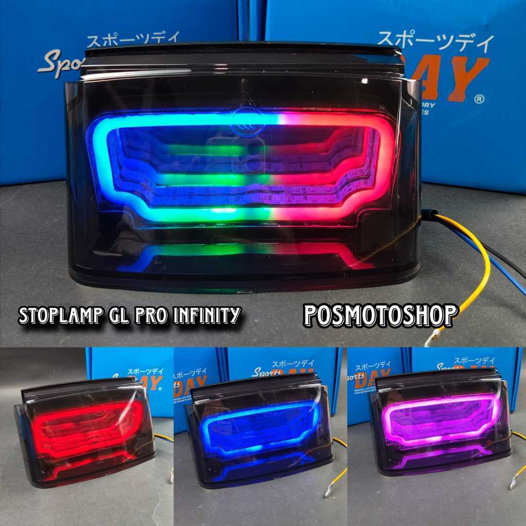 Lampu Stop GL MAX GL PRO  INFINITY RGB HONDA GL PRO MAX LED  Stoplamp Belakang LED  Honda GL MAX PRO