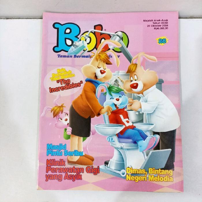 Bobo Majalah anak-anak Tahun XXXII 21 Oktober 2004 - Klinik perawatan gigi yang asik