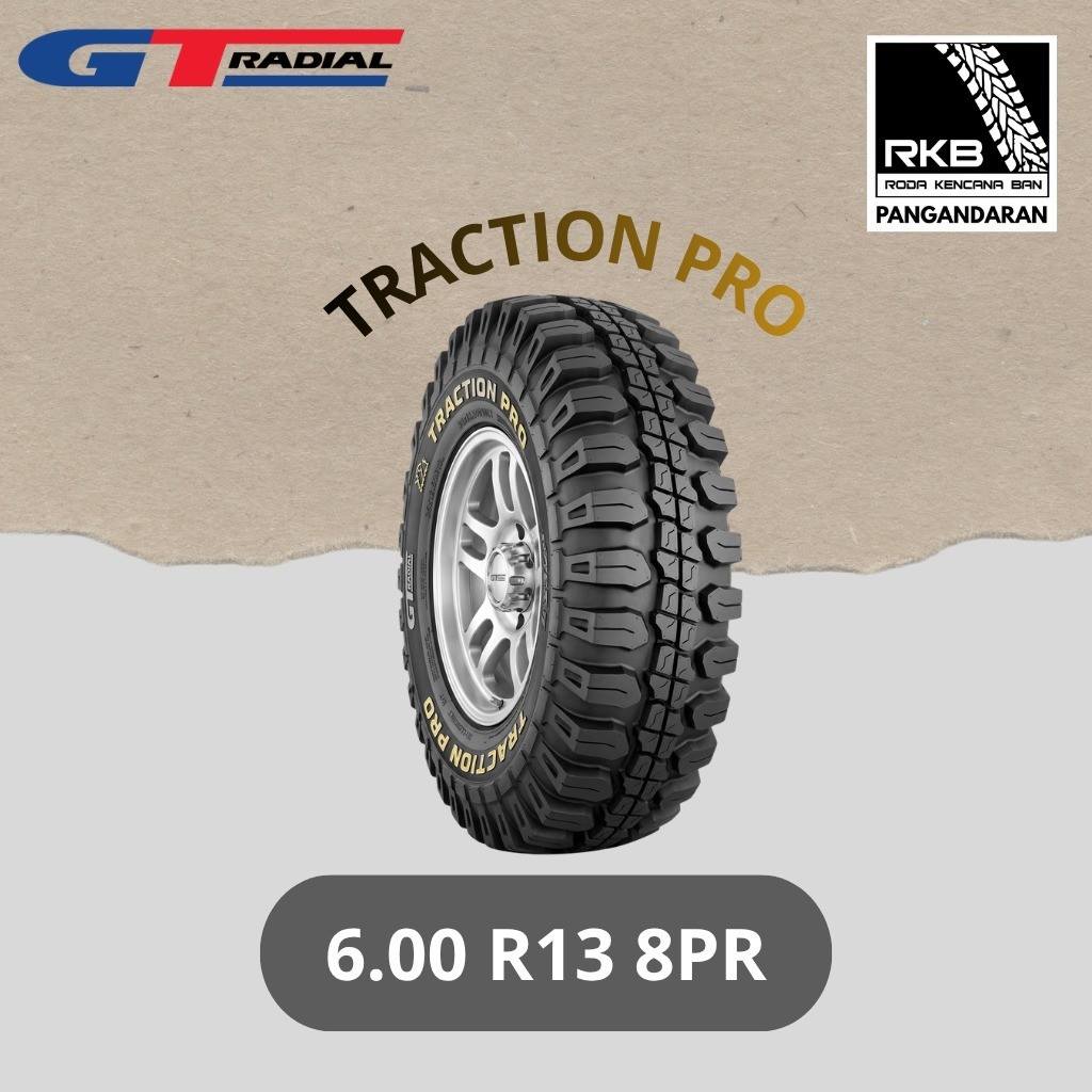 Ban Baru - Ban 600 /13 8PR GT Traction Pro - Ban Angkutan Barang L300 Carry