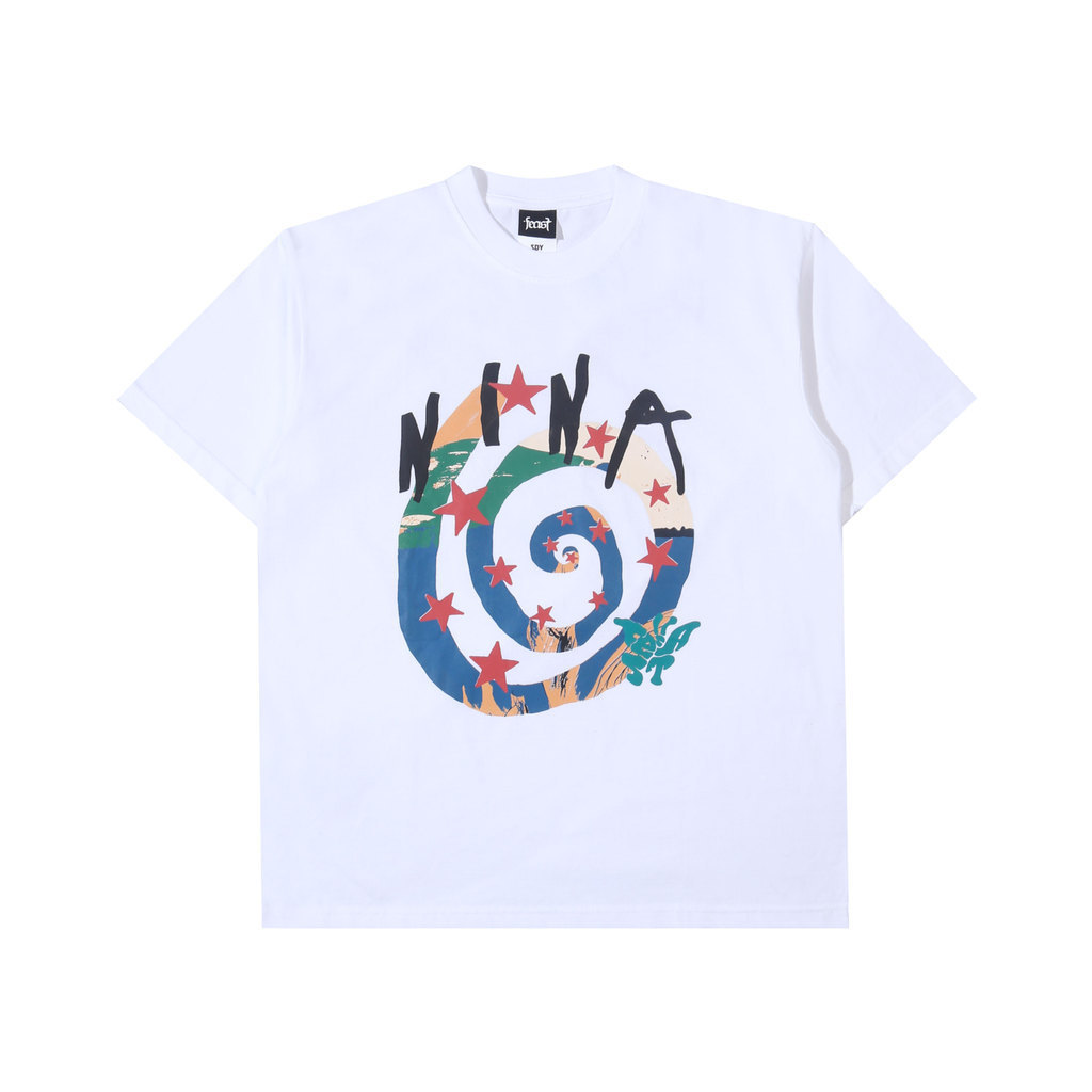 .Feast - Nina Anniversary - T-shirt - White -Kaos