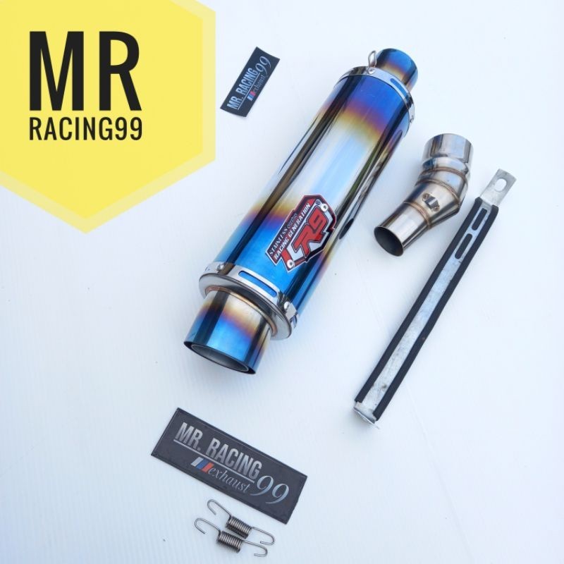 Knalpot R9 Mugello Paket Slip On Ninja250fi -Ninja250 Karbu - Ninja250 2018 -R25 - Mt25 - Z250 -Ninj