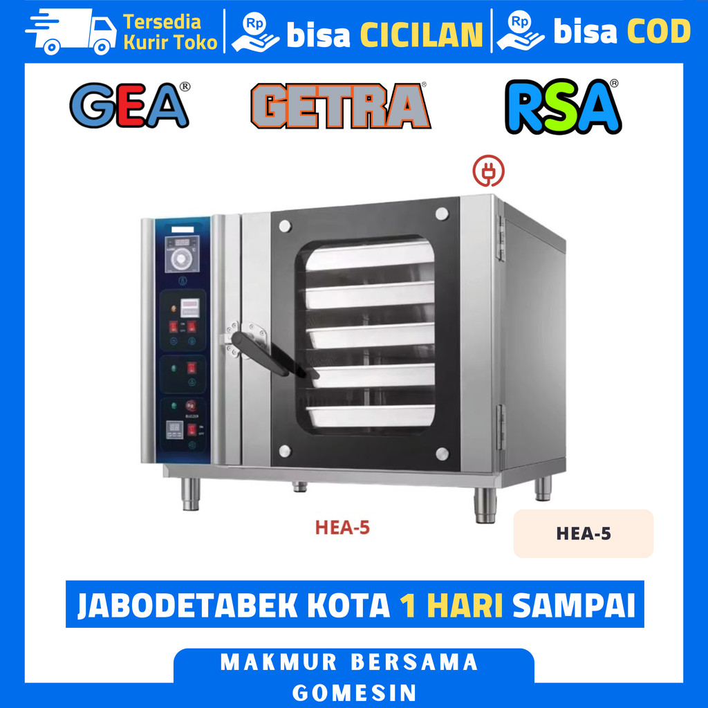 GETRA HEA-5 Commercial Convection Oven Electric Oven 5 Tray