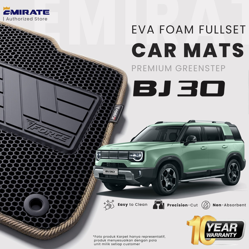Karpet Mobil Baic BJ30 EVA Force Fullset / Baic BJ30 Car Mat