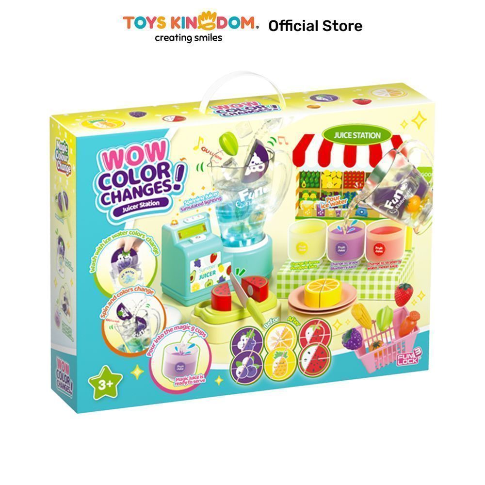 Toys Kingdom Pretty Missy Set Wow Color Changes Juicer Station - Mix Toys Kids Toy Set Mainan Imajin