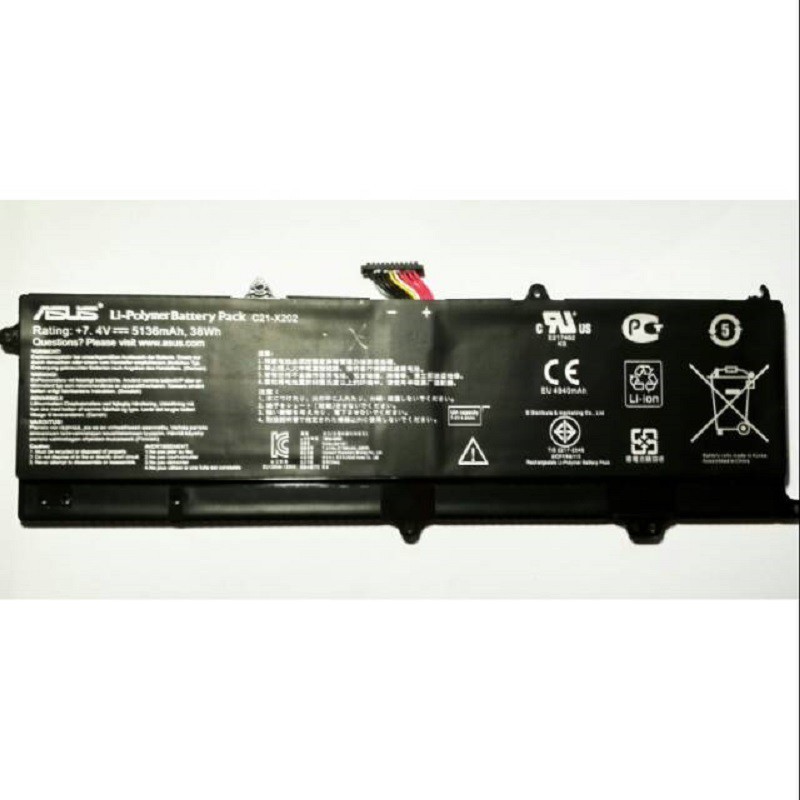 Baterai Asus x201 X201E S200E C21-X202 Battery Asus X201E