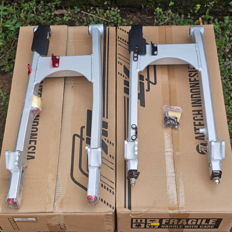 Swing arm aitech glpro megapro arm almunium aitech pnp glpro gl max megapro tiger lengan ayun almuni