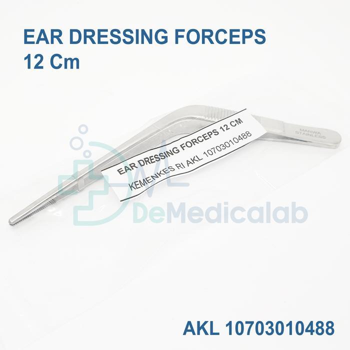 Pincet Pinset Telinga Ear Dressing Forceps 12 Cm