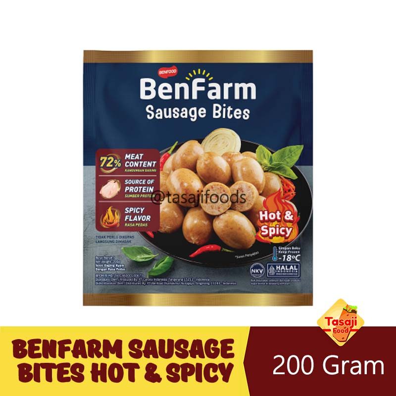 Benfarm Sausage Bites Hot & Spicy 200 Gram