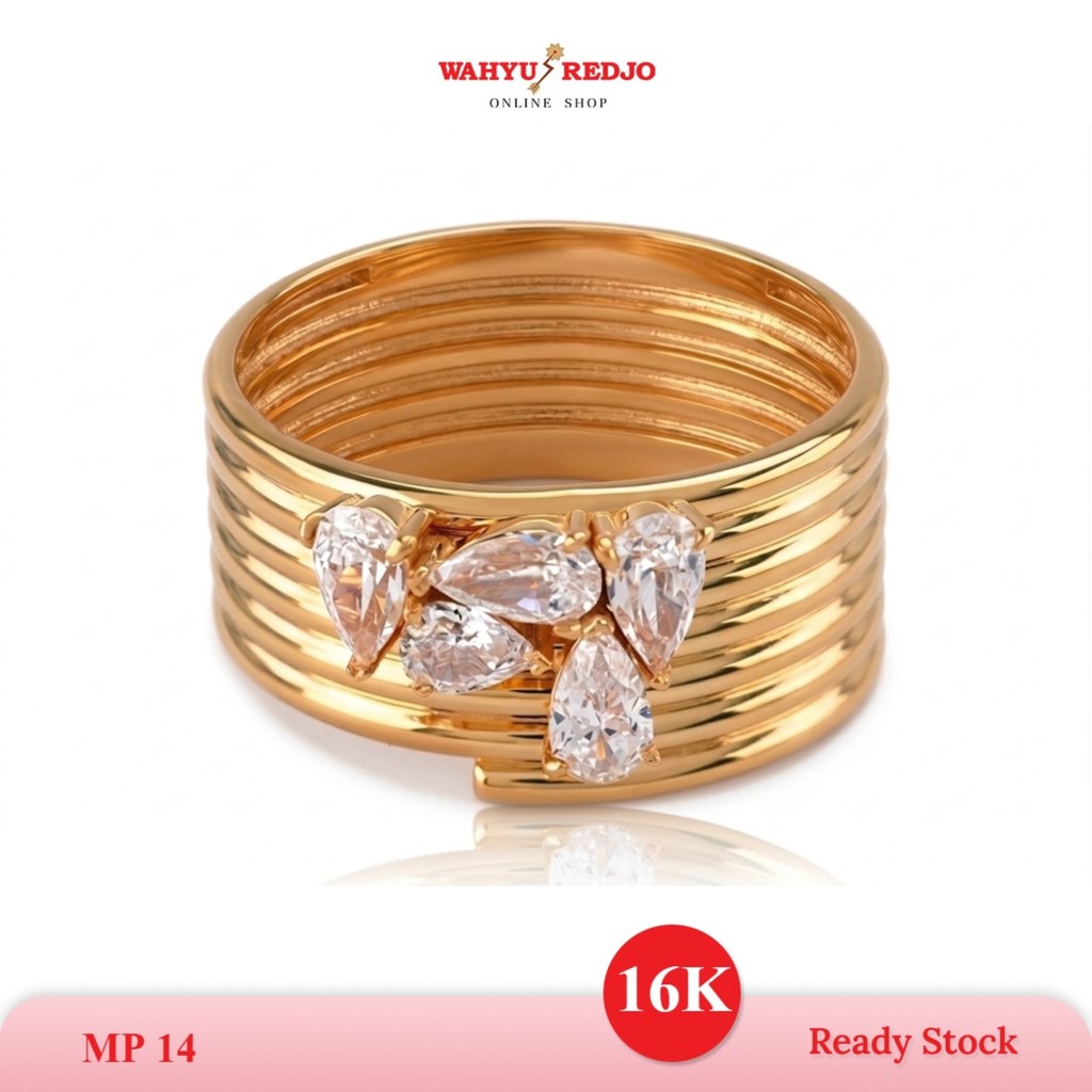 WAHYU REDJO - CINCIN EMAS 16K AYU MODEL CLEOPATRA ELEGAN & STYLISH (PMR)