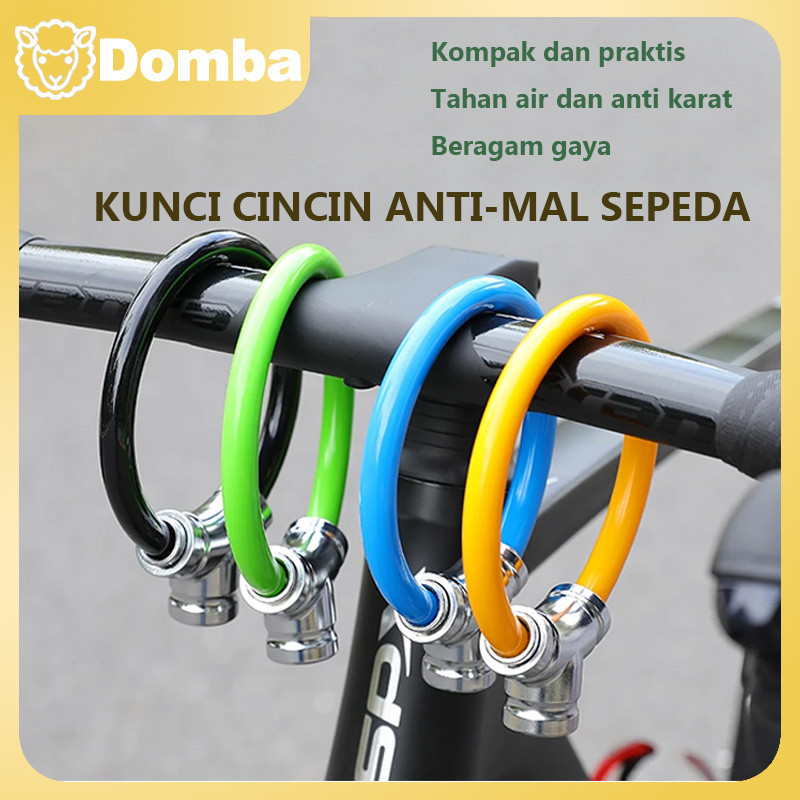 (Termasuk Dua Kunci) Gembok Sepeda/kunci Sepeda Anti Maling/kunci Sepeda Gunung/kunci Rantai Sepeda/