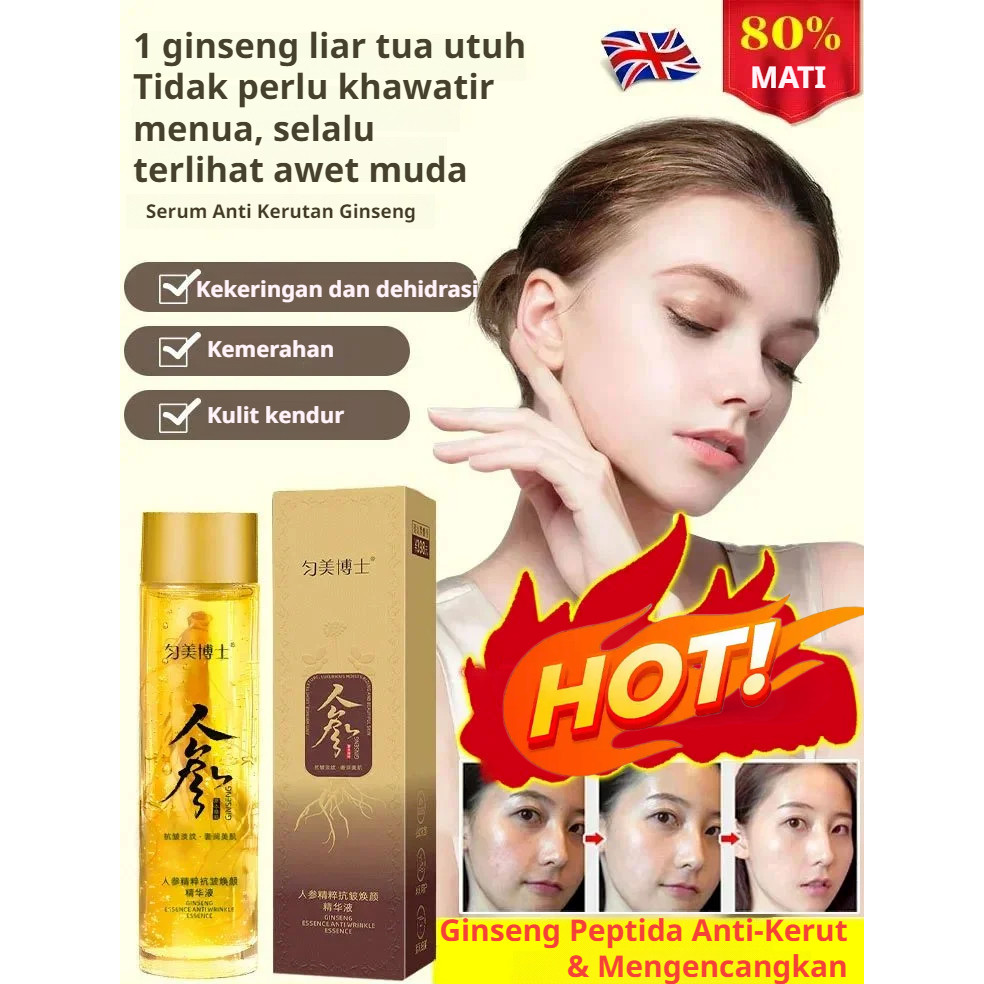 JUELREOU[30 Tahun Lebih Muda] Esensi Ginseng Mengencangkan, Anti-Kerut, Melembabkan, Mencerahkan, Me