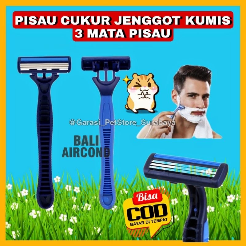 Pisau Cukur Kumis Jenggot 3 Mata Pisau Pisau Cukur Jenggot 3 Mata Pisau Krim Cukur Jenggot Cream Cuk