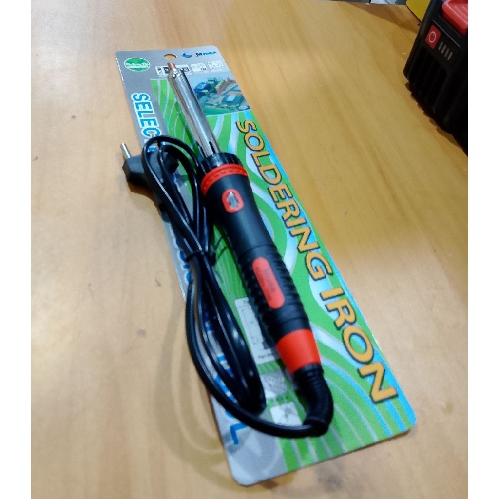 SOLDER IRON 60WAT MATA SOLDER TEMBAGA MURNI 60WAT ASLI IRON