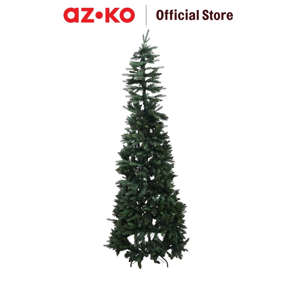 AZKO Noelle 210 cm Pohon Natal Christmas Medium Slim - Hijau Hiasan Natal Pernak Pernik Natal Orname