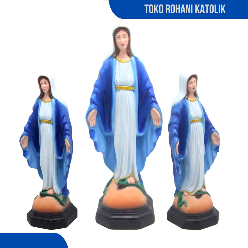 PATUNG BUNDA MARIA 20 CM (KARUNIA) / PATUNG MARIA / PATUNG MARIA KECIL KATOLIK