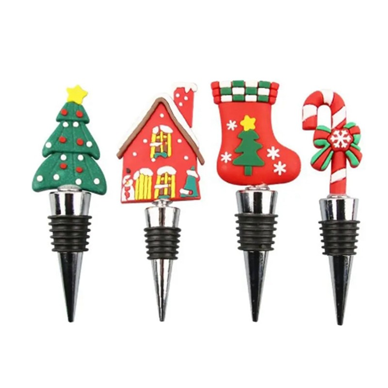 Christmas Wine Cork Wine Cork Bar Party Decoration Christmas Tree Shape Fresh-Keeping Wine Champagne