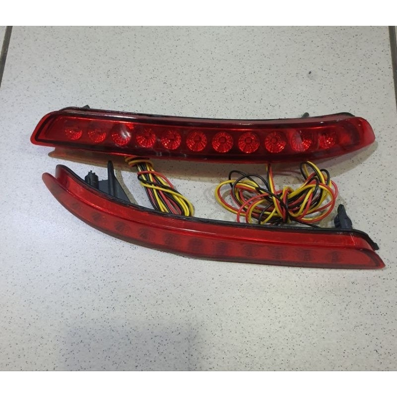 Lampu LED reflektor bumper belakang Innova reborn 2016-2021.