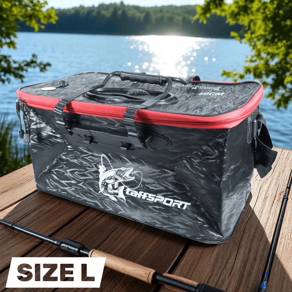 TaffSPORT Tas Perlengkapan Memancing 3D Foldable Fishing Bucket EVA - INU122 -FG37