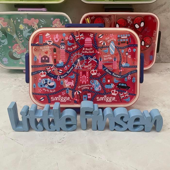 Lunch box smiggle sekat 3 minecraft spiderman/kotak makan anak minecraft spiderman/set kotak makan d