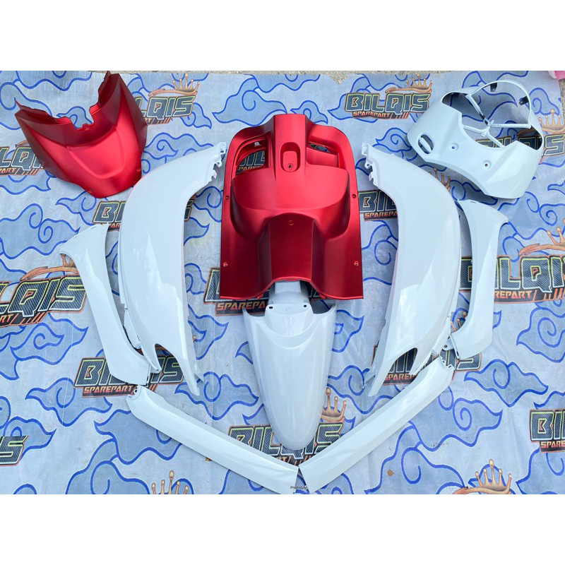 Body Scoopy 2018 Cover Full Set Body Halus Scoopy Fi Esp Tahun 2017 2018 2019 Warna Merah Putih
