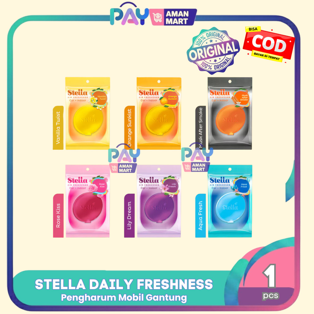 STELLA DAILY FRESHNESS - Pengharum Mobil Gantung
