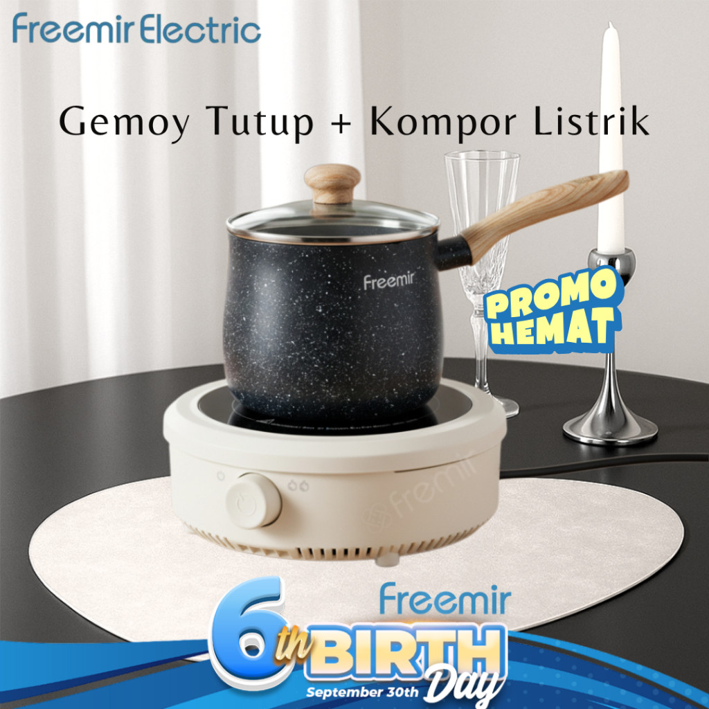 (welfijat) FREE MINI GEMOY freemir electric Kompor Listrik Keramik Multifungsi Mini Low Watt Semua j