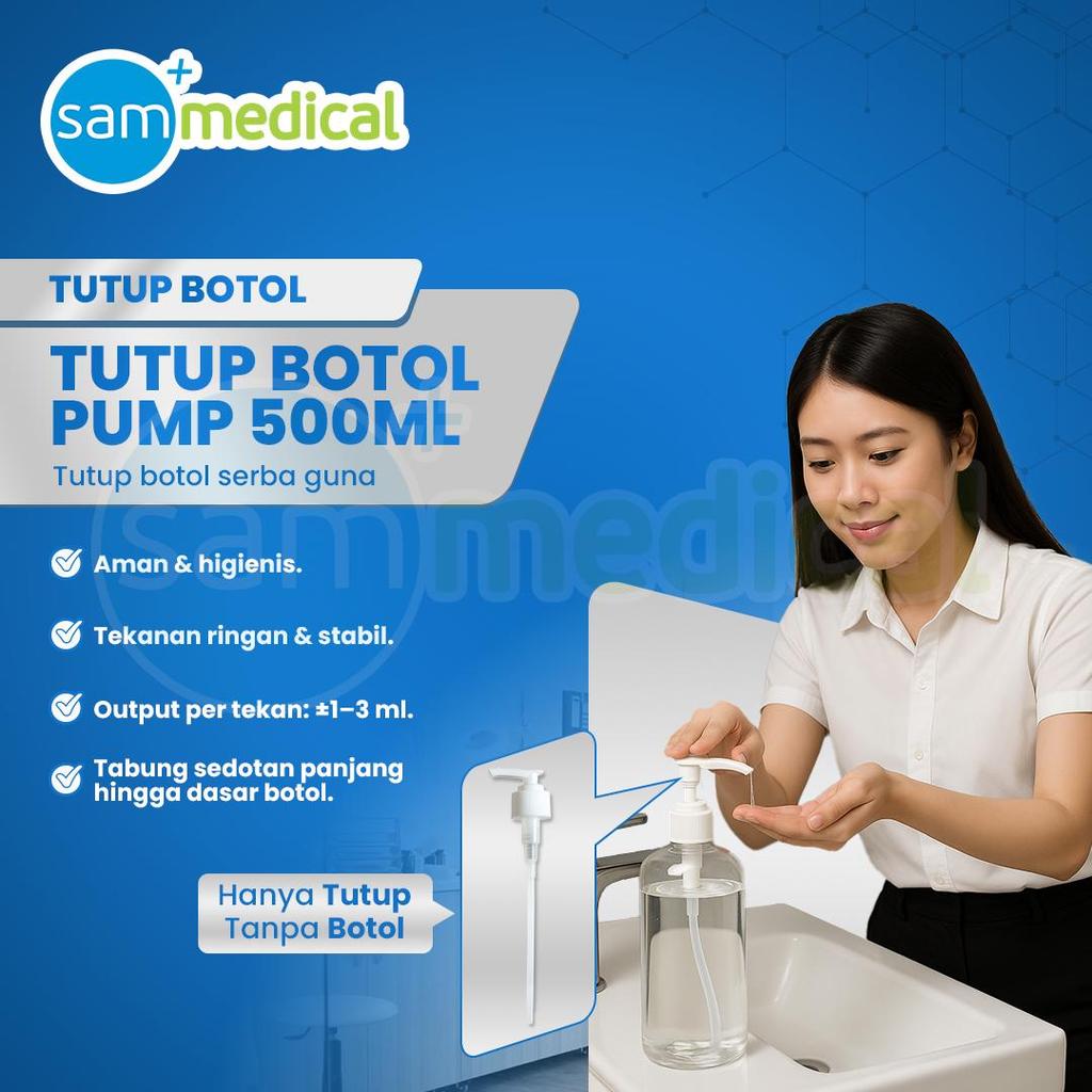 Lokal Pump Tutup Botol 500ml / Tutup botol pump / Tutup pump plastik - persatuan