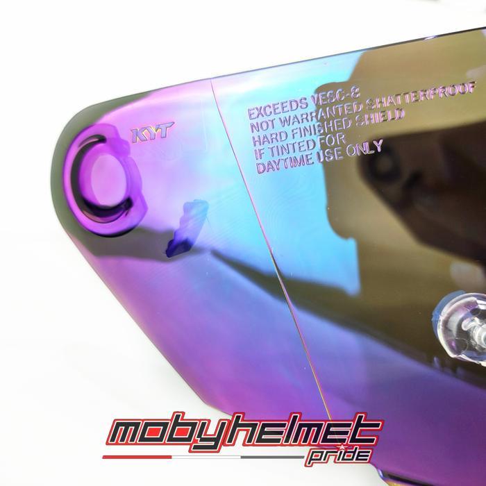 Visor KYT TT Course - Iridium Blue -