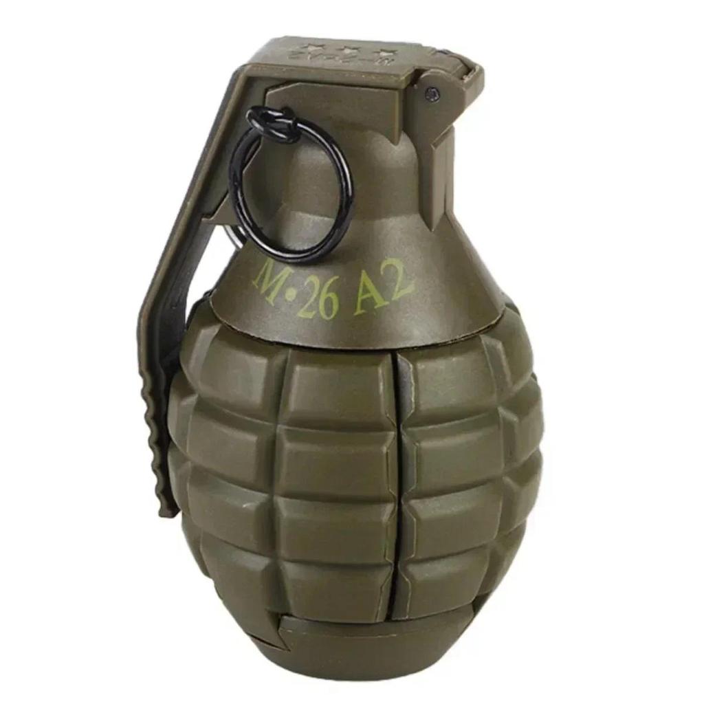 H1/3PCS M26a2 Nylon Grenade Model Explosion Grenade Toy,  Grenade Model, Anti-Fall, Refillable, Gel 