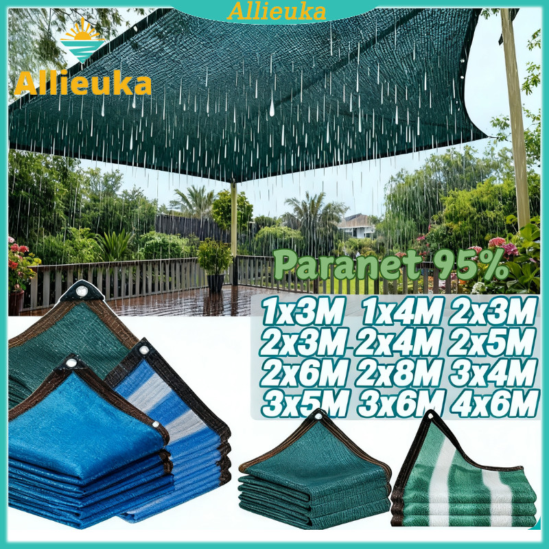 Allieuka Paranet 95% Anti-UV Jaring Paranet Garden Sunshade Penutup Hujan Net Jaring Jaring Paranet 