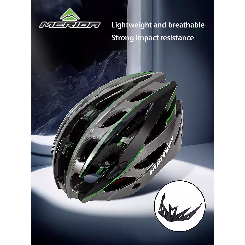 Merida bike cycling helmet men and women's general breathable mountain road bike super light integra