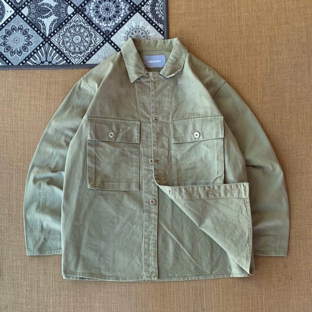 jaket Cracker Kanvas size L (seperti baru) 100% original 300626Y