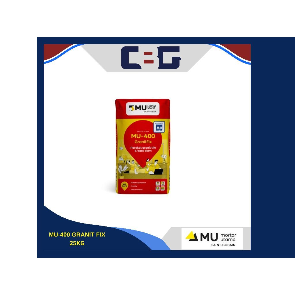 SEMEN MORTAR MU 400 25KG ( Perekat Granite )