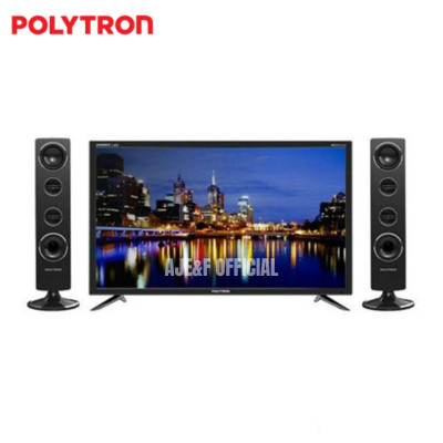 Polytron LED TV 24 Inch PLD 24T1850 Cinemax Tower - Speaker XBR Mantap (HD Ready)