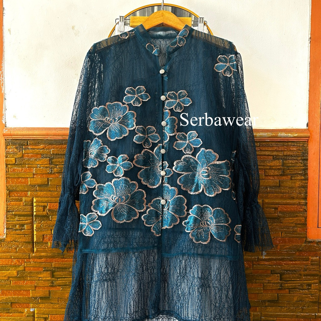 newMilea Outer Kondangan Outer Tunik Rompi Tille Garden | Outer Kondangan | Outer Lebaran | Outer Wi