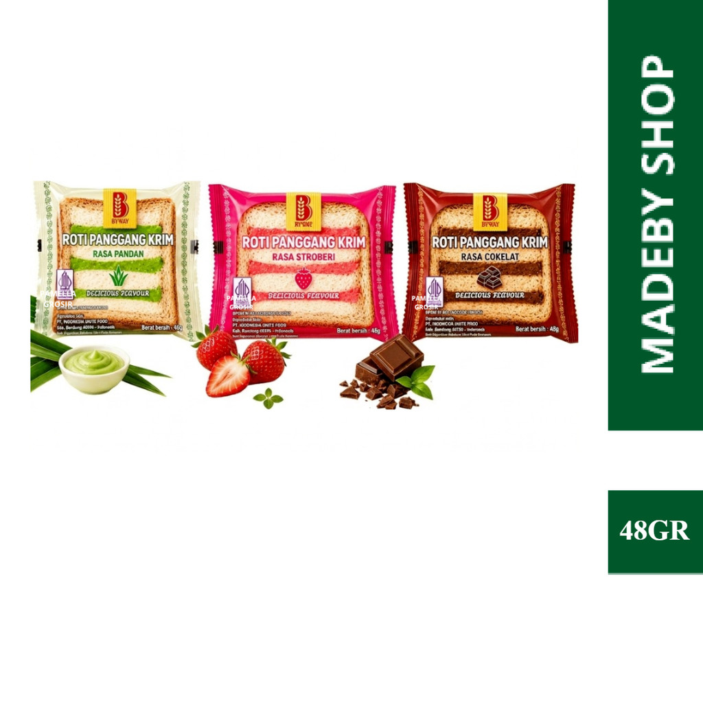 Roti Panggang Byway 48 Gr All Varian - Byway Roti Panggang
