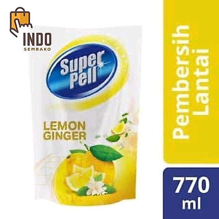 DISKON Super pell pembersih lantai 770g isi 12/ superpel / super pel dus 770g x12 sachet