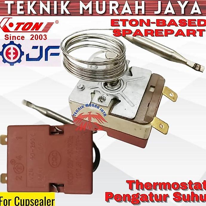 Sparepart JF Thermostat Cup Sealer ETON Pengatur Suhu Segel Gelas