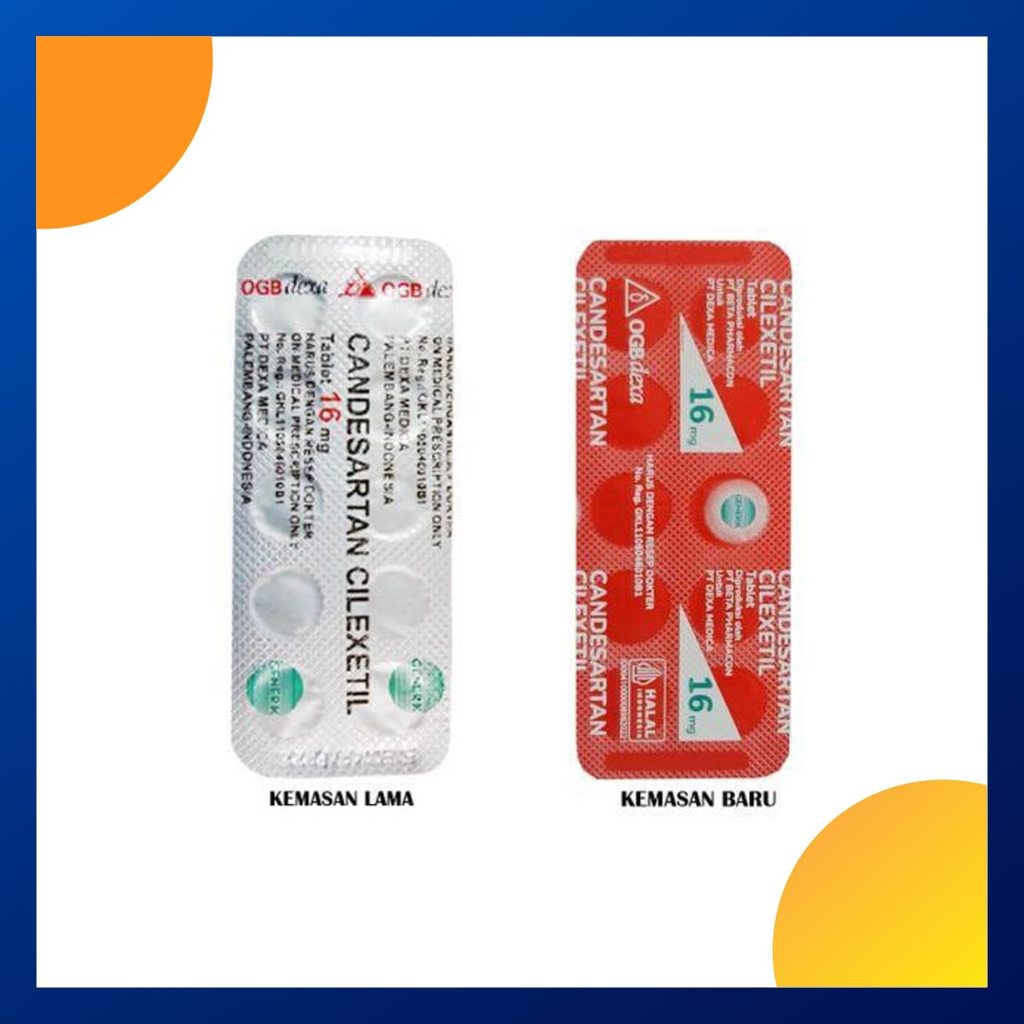 CANDESARTAN GENERIK DEXA 16 MG 1 BLISTER @ 10 TABLET