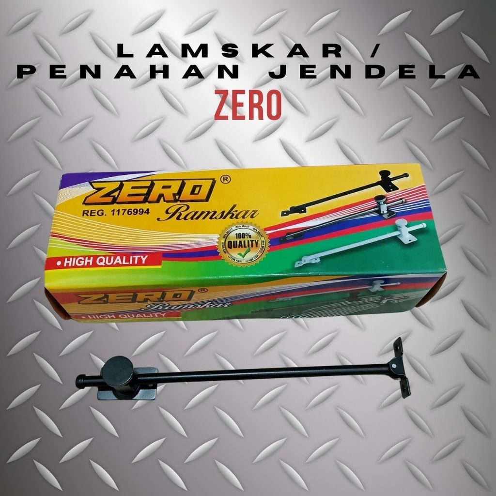 ZERO Lamskar Jendela Penahan Jendela Hak Angin Lamskar Putar Panjang 25cm