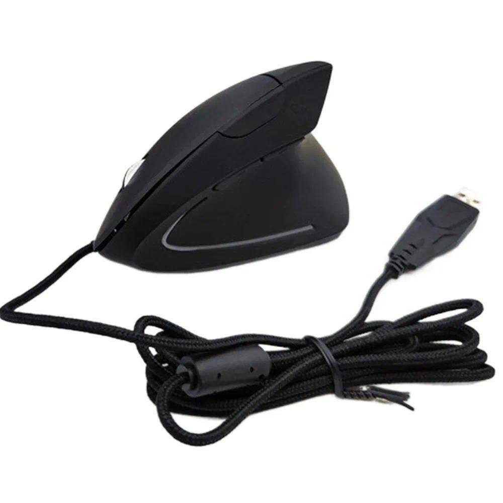 Multifunction 2.4G Vertical Mouse Luminous Mute Buttons Vertical Wired Mouse Silent Portable Compute