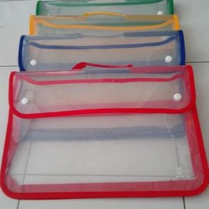Map Zipper Tenteng Kancing F4 FOLDER ONE / School Bag Sekolah Kantor Folder One