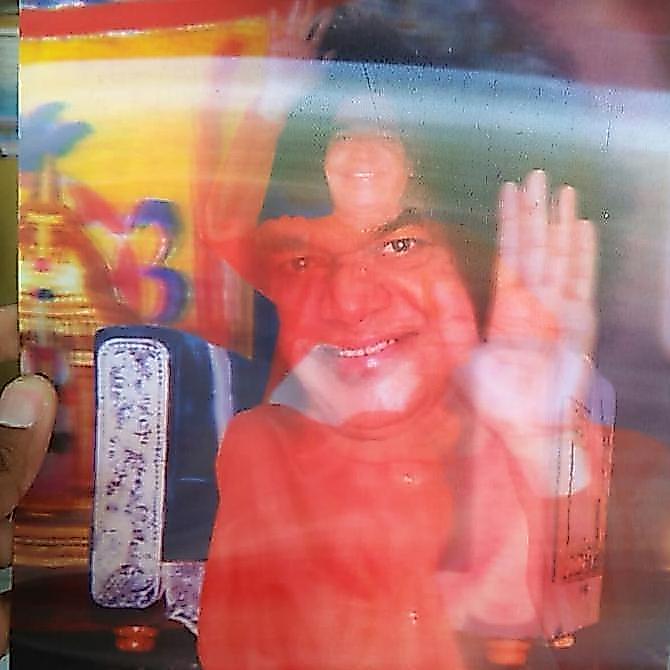 Produk Unggulan] Poster 3D Sai Baba Sai Baba