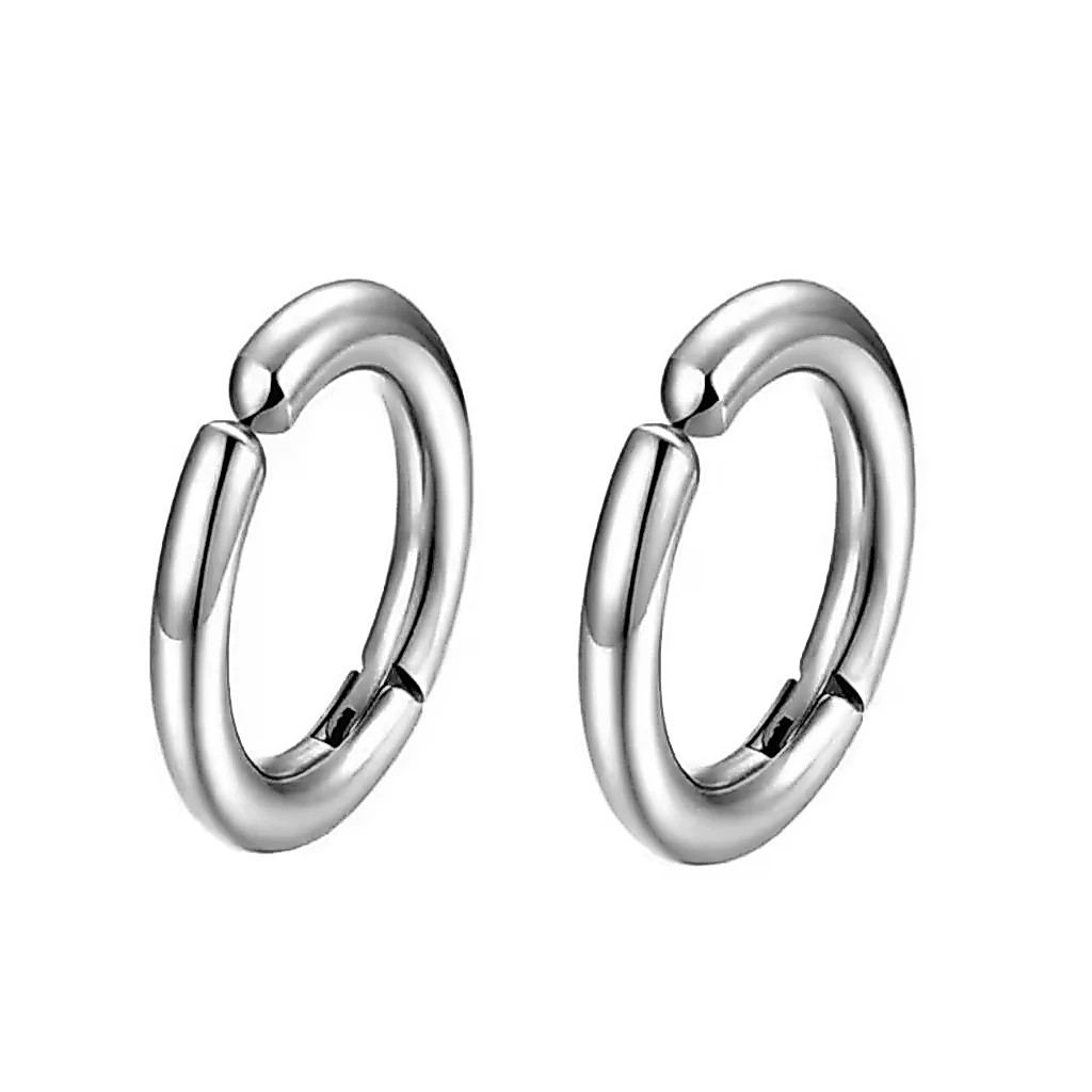 Anting Jepit Hoop Klik Tanpa Bolong