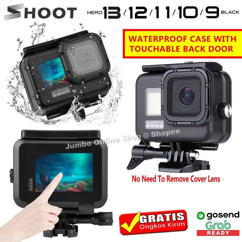 SHOOT Touchscreen Waterproof Case GoPro Hero 13 | GoPro Hero 12 | GoPro Hero 11 | GoPro Hero 10 | Go