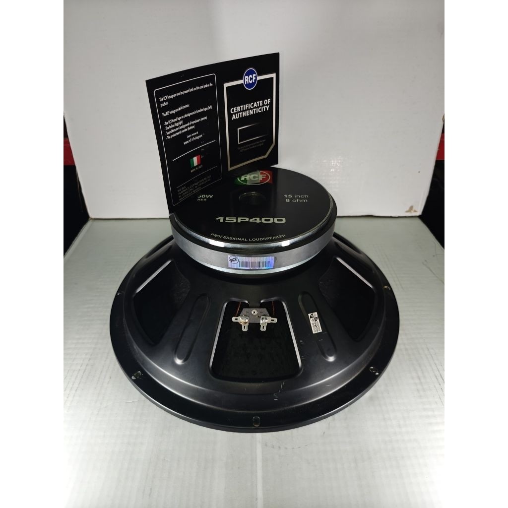 SPEAKER KOMPONEN SUBWOOFER/WOOFER RCF 15P400 VC 3 INCH HOREG