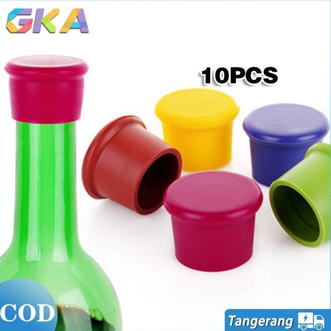 MITLESHOP Tutup Botol Karet Reusable 10pcs/Wine Kecap Saus Botol Sealer/Tutupan Botol Silikon