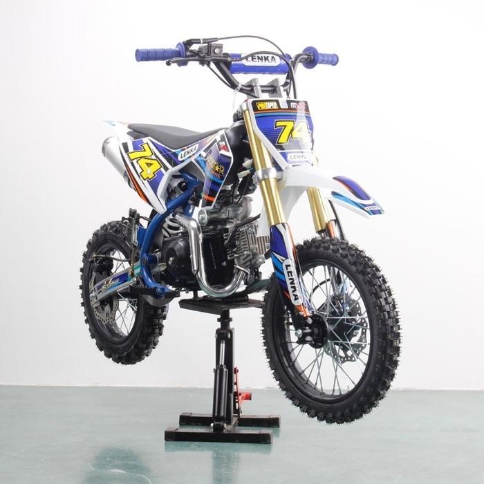 DISKON PROMO Motor Bensin Trail LENKA MXGP 74 Motor Bensin 110cc 4tak mainan anak - Biru